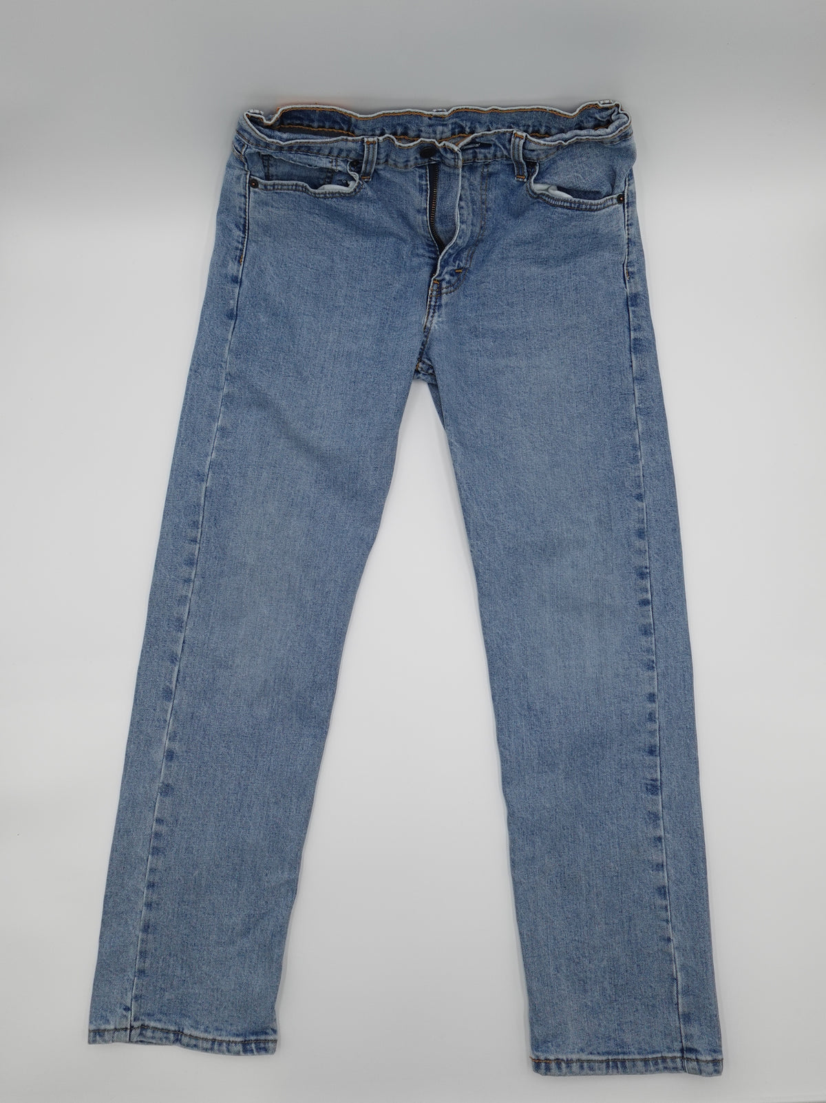 Levi's 505 Jeans W32 L30 Light Blue Denim Classic Fit - Image 5