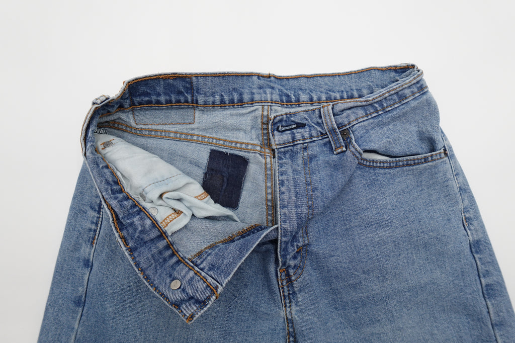 Levi's 505 Jeans W32 L30 Light Blue Denim Classic Fit - Image 9