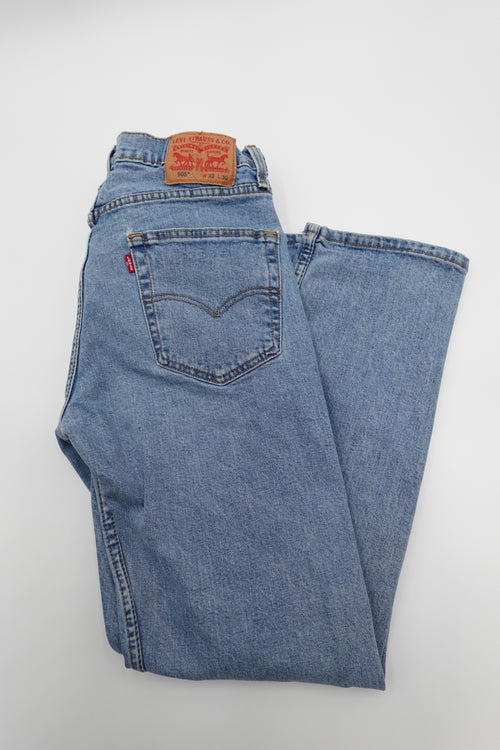 Levi's 505 Jeans W32 L30 Light Blue Denim Classic Fit - Image 6