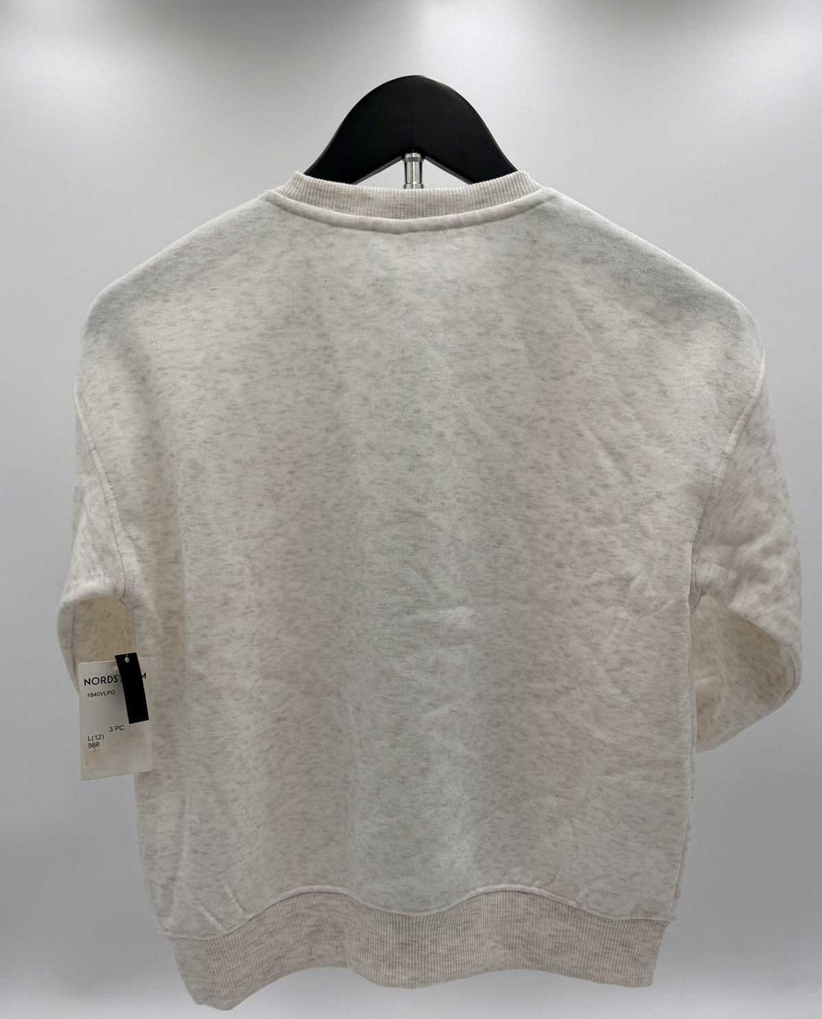 90 Degree by Reflex Babyfleece Run Around Pullover Sweatshirt Girls Large Beige Polyester - Image 5