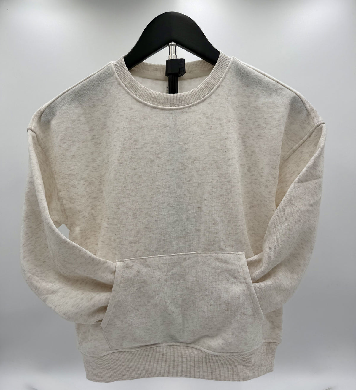 90 Degree by Reflex Babyfleece Run Around Pullover Sweatshirt Girls Large Beige Polyester - Image 4
