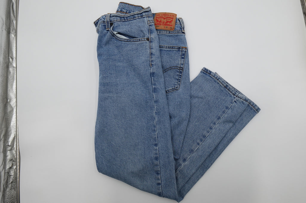 Levi's 505 Jeans W32 L30 Light Blue Denim Classic Fit - Image 5