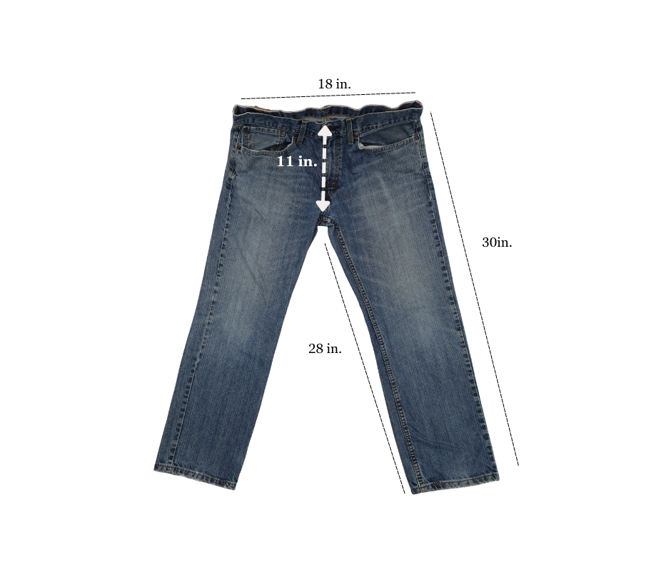 Levi's 501 Jeans Size 34 Waist Light Blue Cotton Denim Good Condition - Image 8