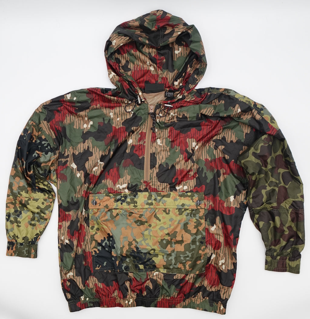 Adidas Pharrell Williams Medium Multicolor Camo Polyester Windbreaker Jacket - Image 1