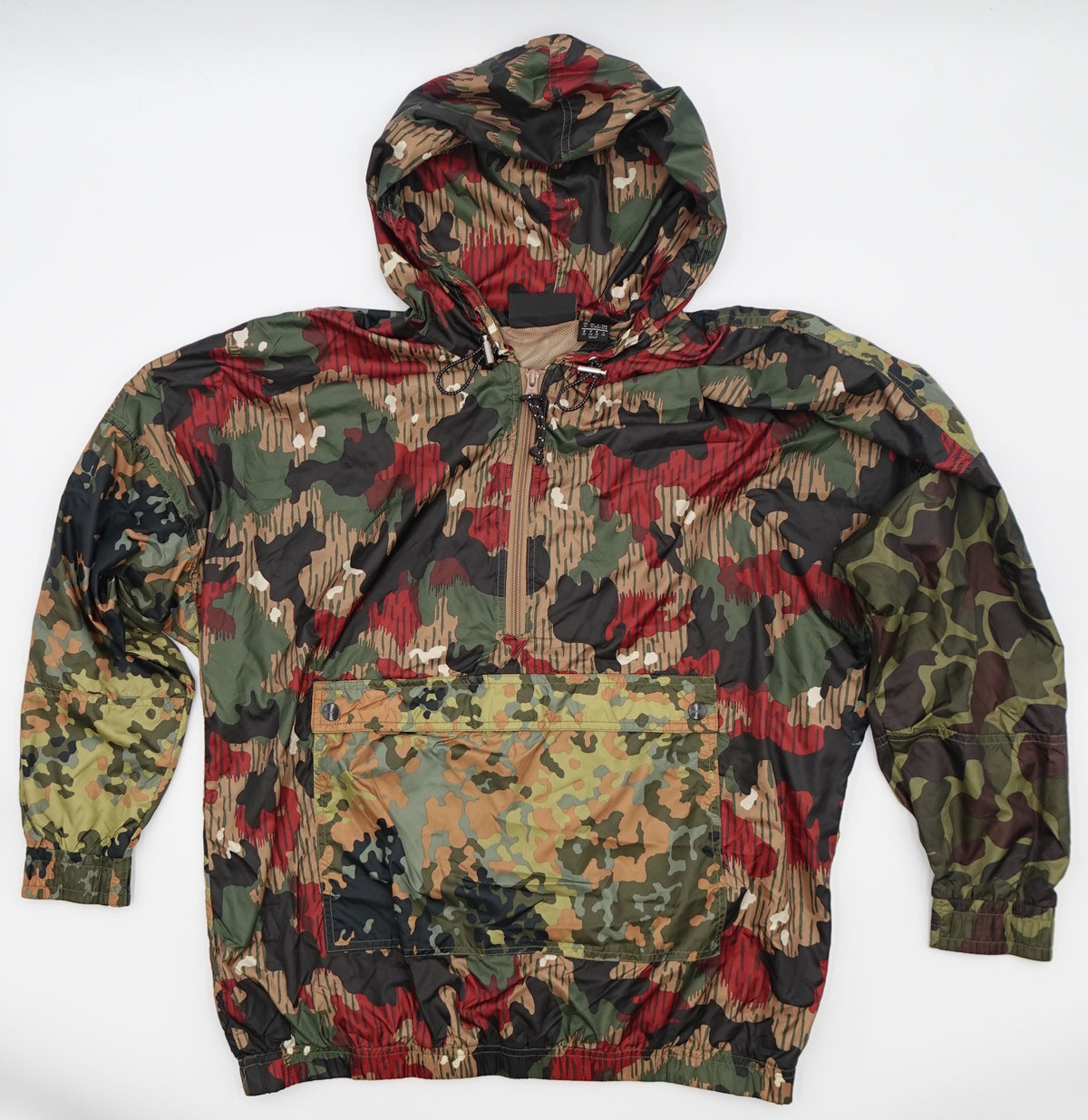 Adidas Pharrell Williams Medium Multicolor Camo Polyester Windbreaker Jacket - Image 1
