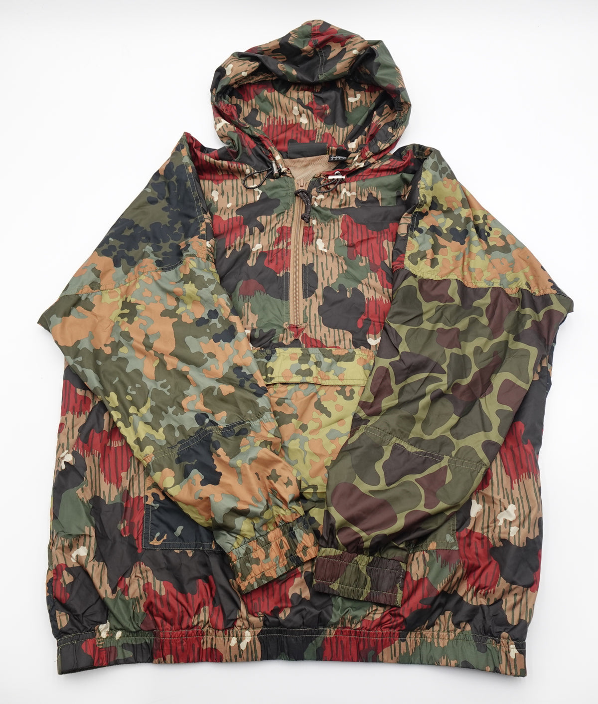 Adidas Pharrell Williams Medium Multicolor Camo Polyester Windbreaker Jacket - Image 2