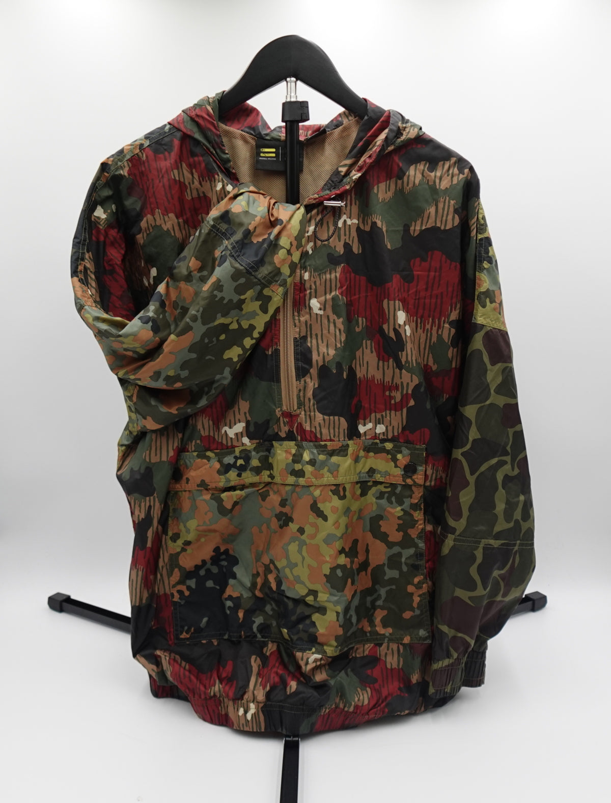 Adidas Pharrell Williams Medium Multicolor Camo Polyester Windbreaker Jacket - Image 7