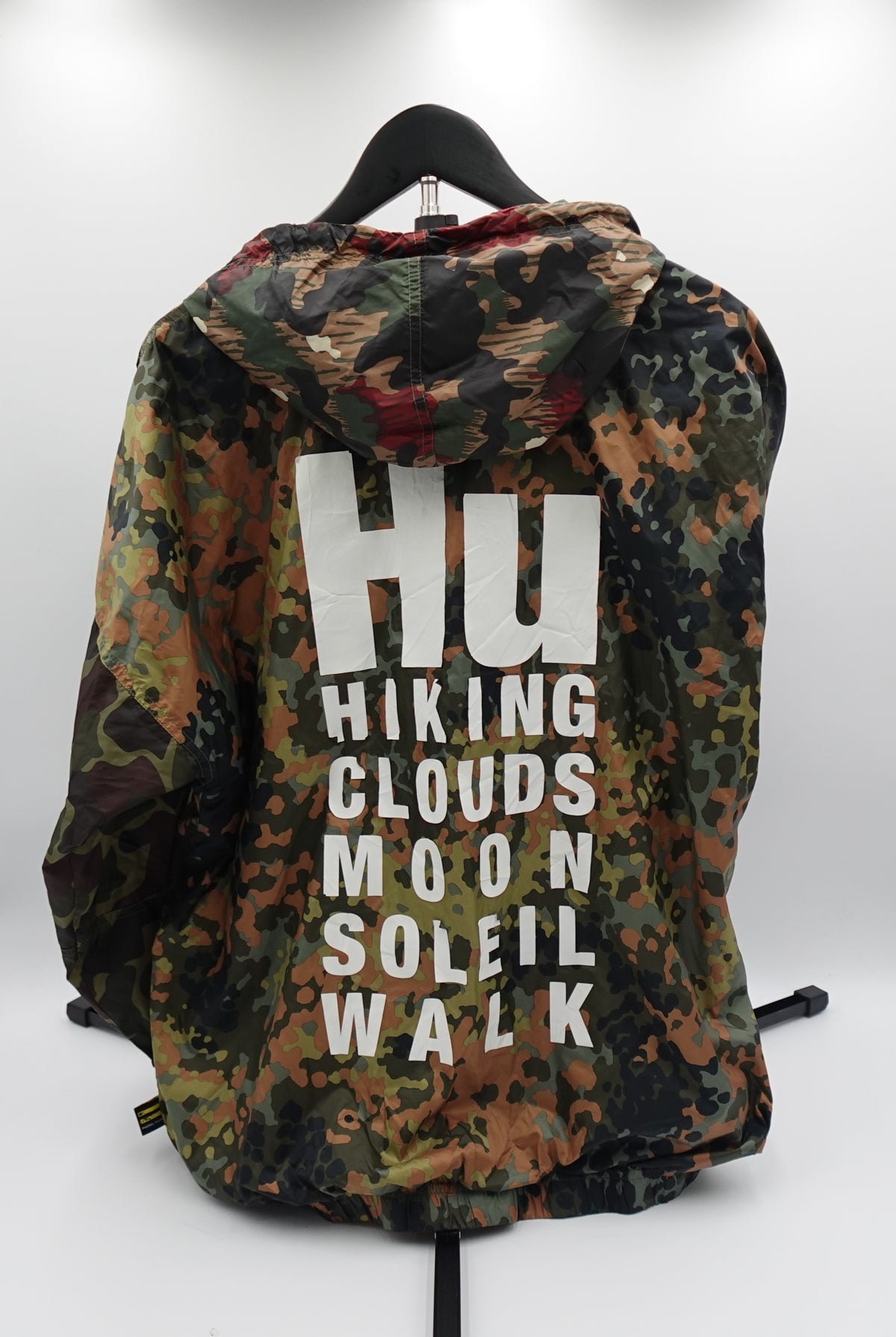 Adidas Pharrell Williams Medium Multicolor Camo Polyester Windbreaker Jacket - Image 8